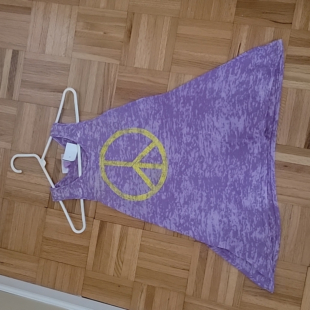 Summer tank top with Peace symbol NWT